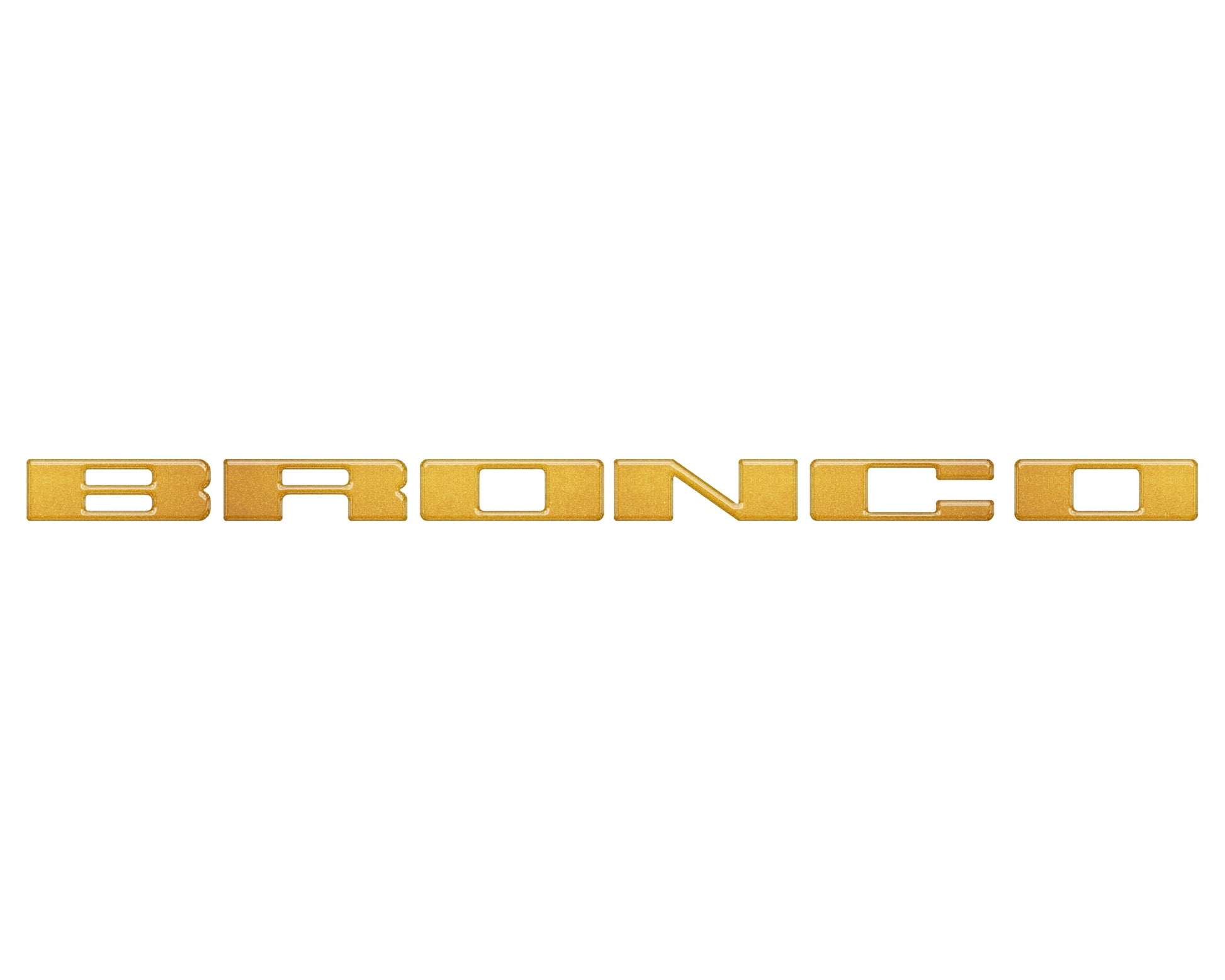 Front Grille Letter Overlays Fits 2021-2026 Ford Bronco by Tufskinz.com