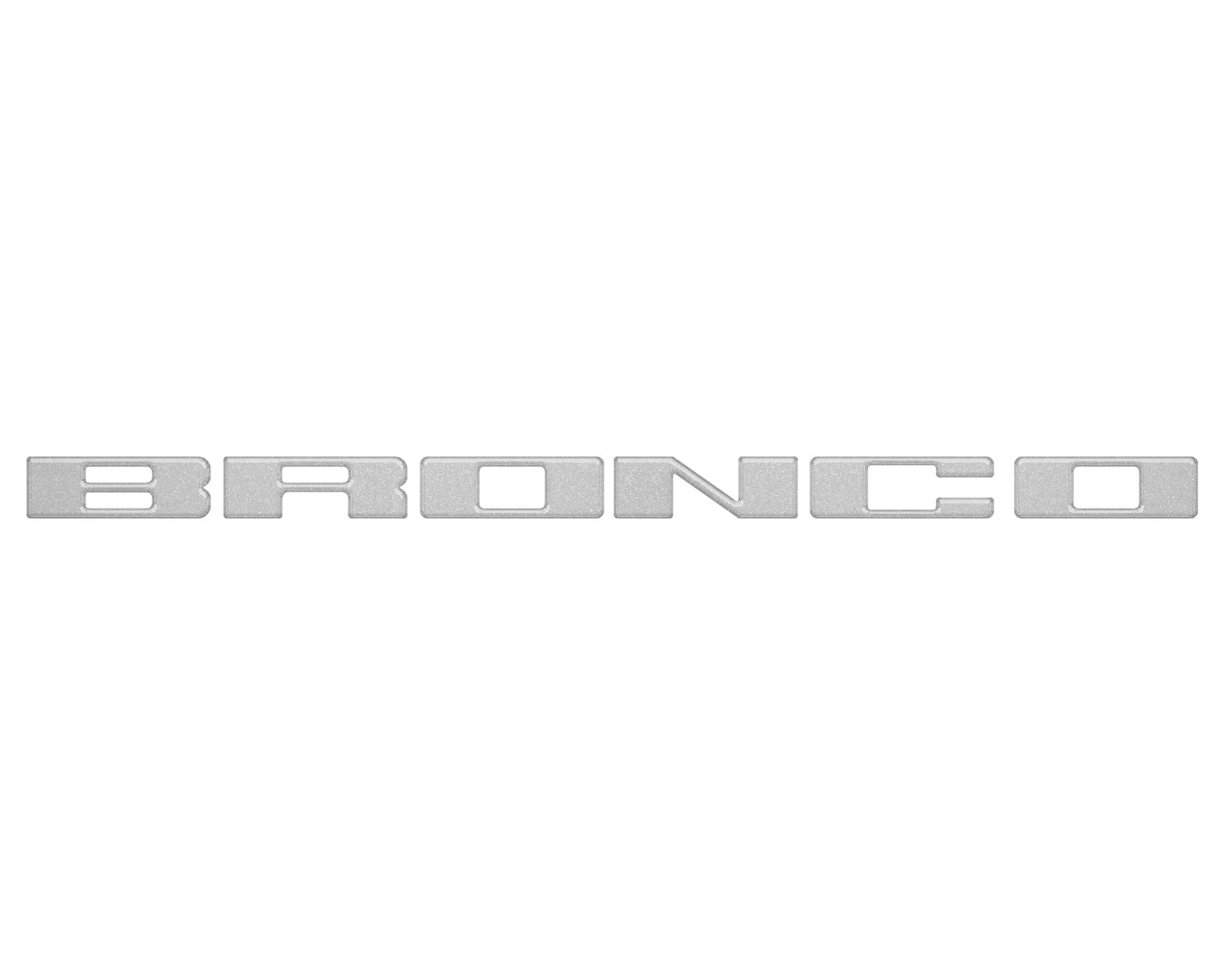 Front Grille Letter Overlays Fits 2021-2026 Ford Bronco by Tufskinz.com