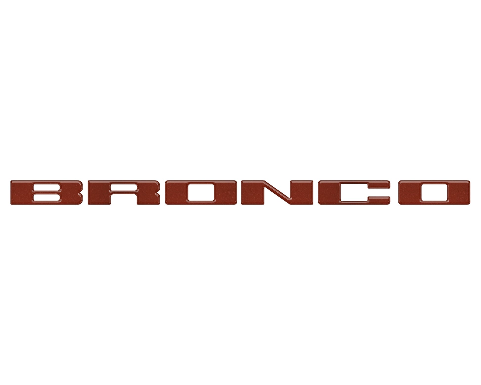 Front Grille Letter Overlays Fits 2021-2026 Ford Bronco by Tufskinz.com