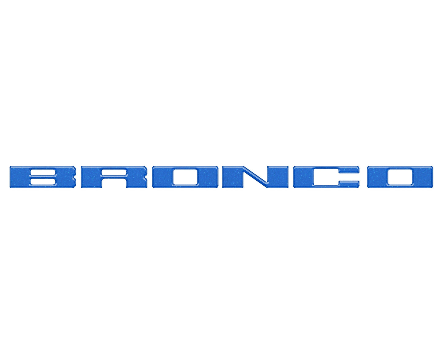 Front Grille Letter Overlays Fits 2021-2026 Ford Bronco by Tufskinz.com