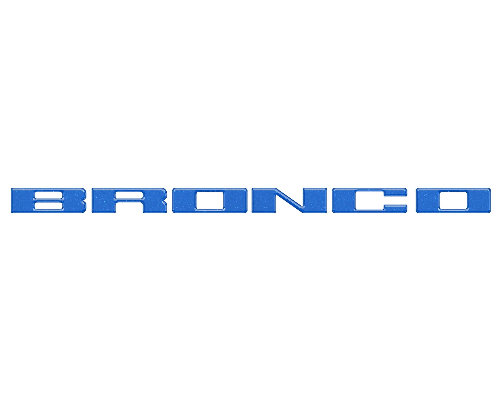 Front Grille Letter Overlays Fits 2021-2026 Ford Bronco by Tufskinz.com