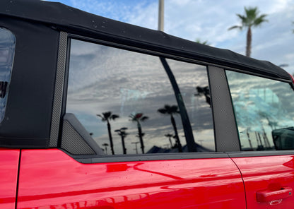 Door Pillar Accent Overlays Fits 2021-2026 Ford Bronco by Tufskinz.com
