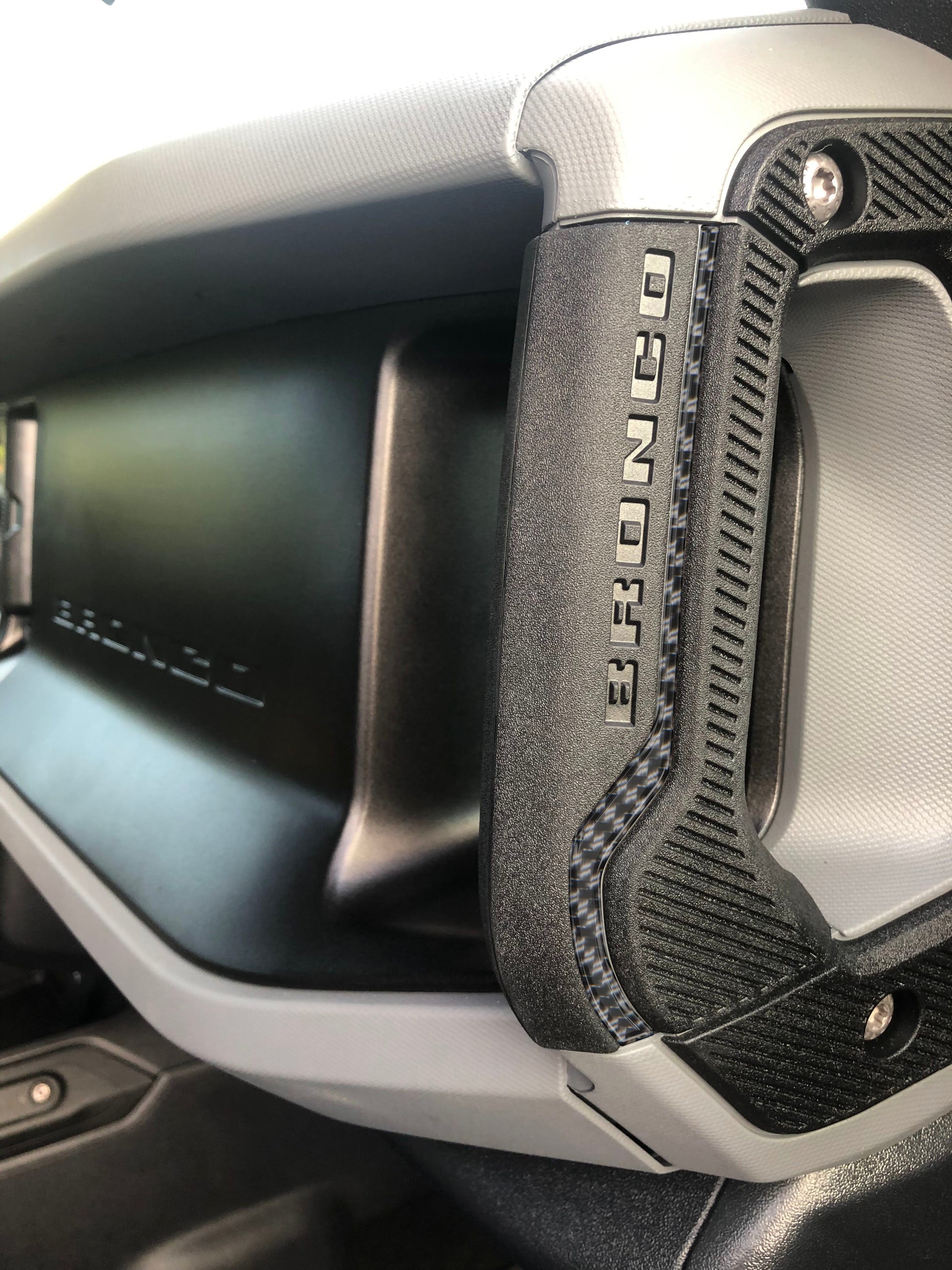 Front Grab Rail Line Inserts Fits 2021-2026 Ford Bronco by Tufskinz.com