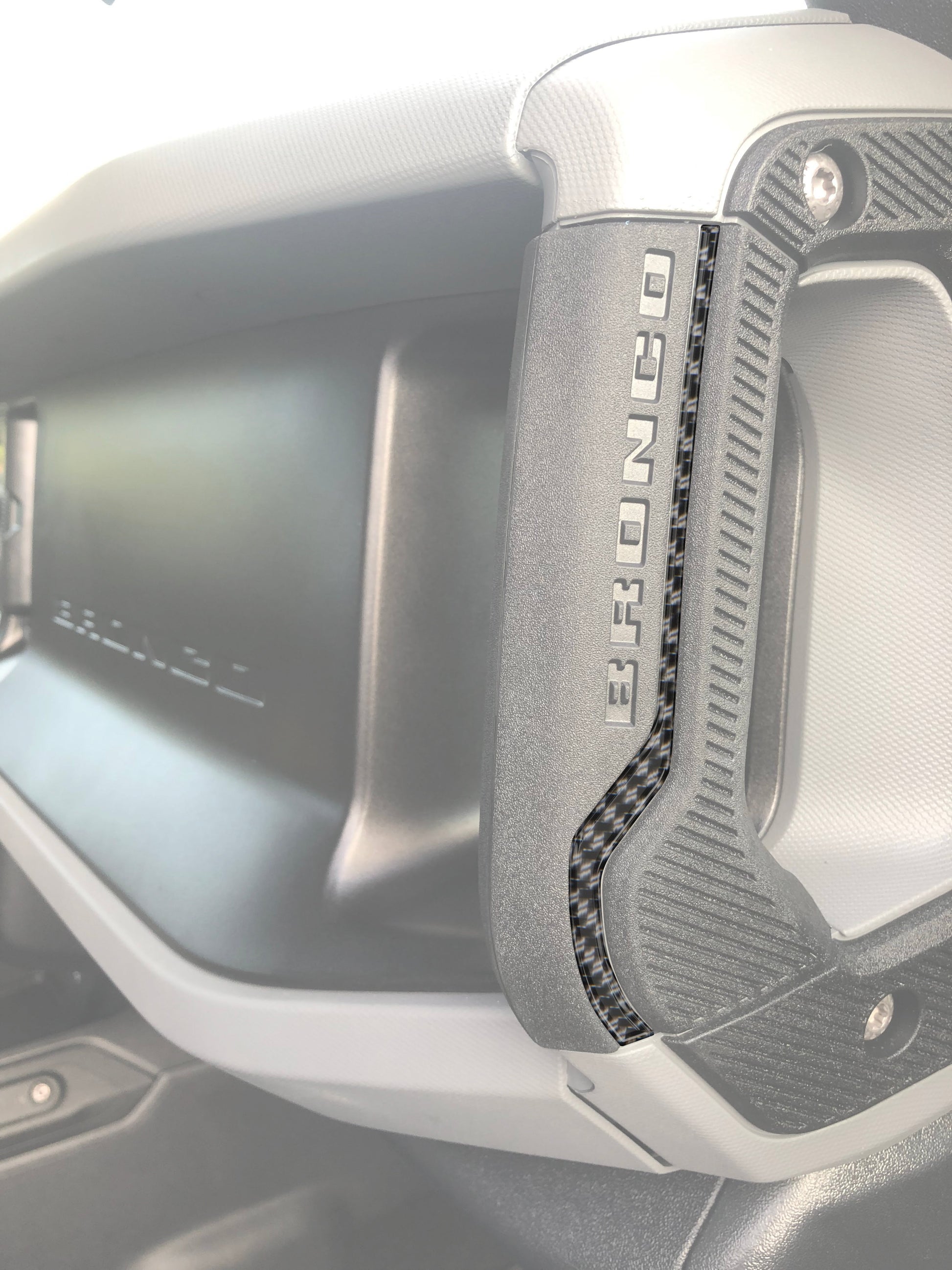 Front Grab Rail Line Inserts Fits 2021-2026 Ford Bronco by Tufskinz.com
