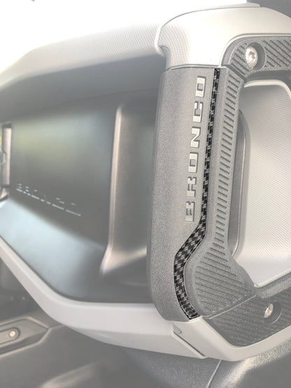 Front Grab Rail Line Inserts Fits 2021-2026 Ford Bronco by Tufskinz.com