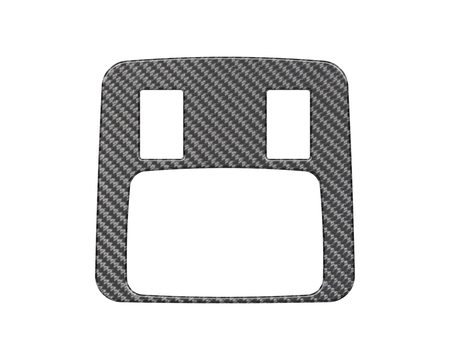 Rear Center Console Accent Overlays Fits 2021-2026 Ford Bronco by Tufskinz.com