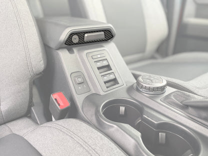 Center Console Latch Accent Overlay Fits 2021-2026 Ford Bronco by Tufskinz.com
