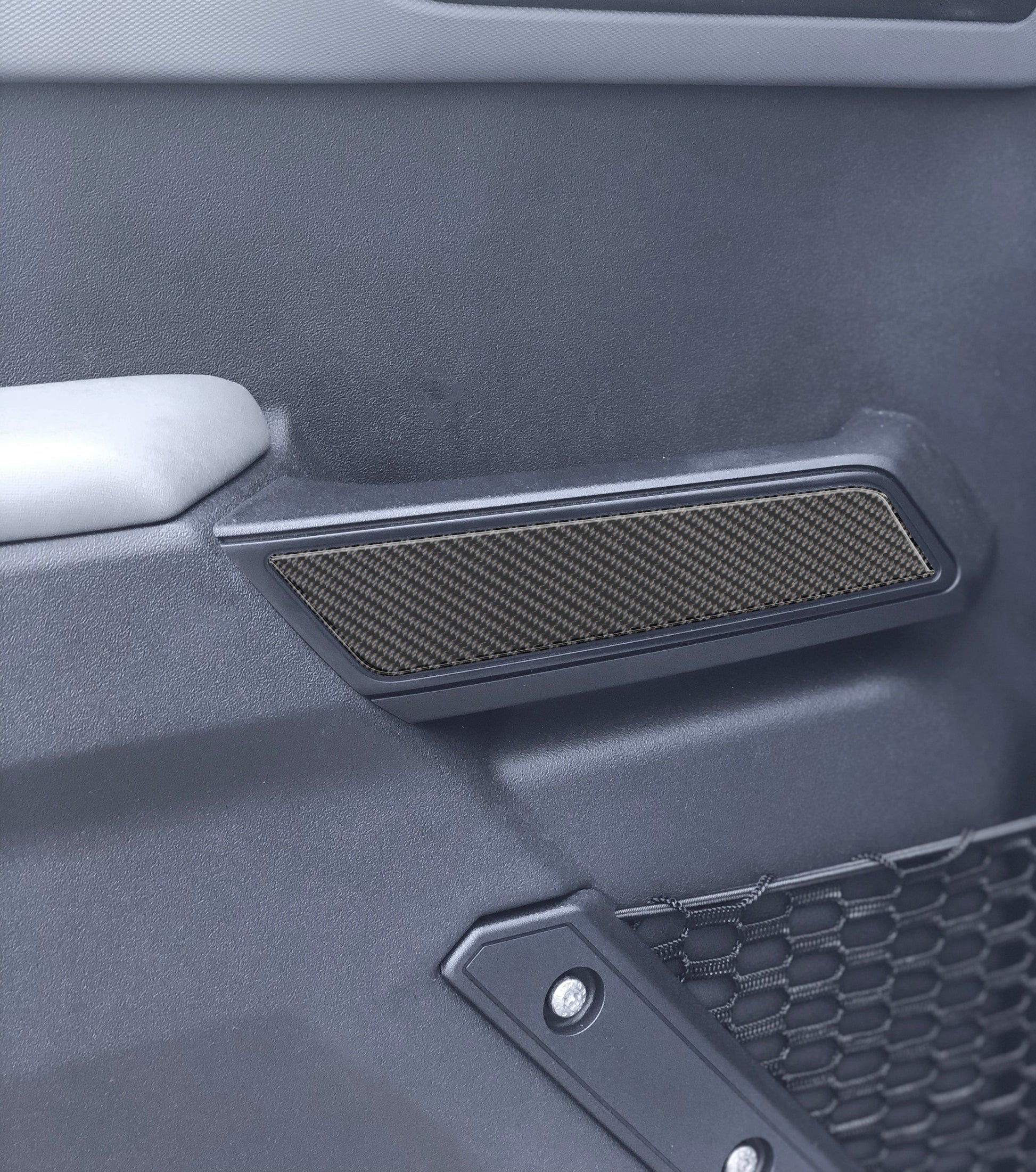 Side Door Pull Handle Overlays Fits 2021-2026 Ford Bronco by Tufskinz.com