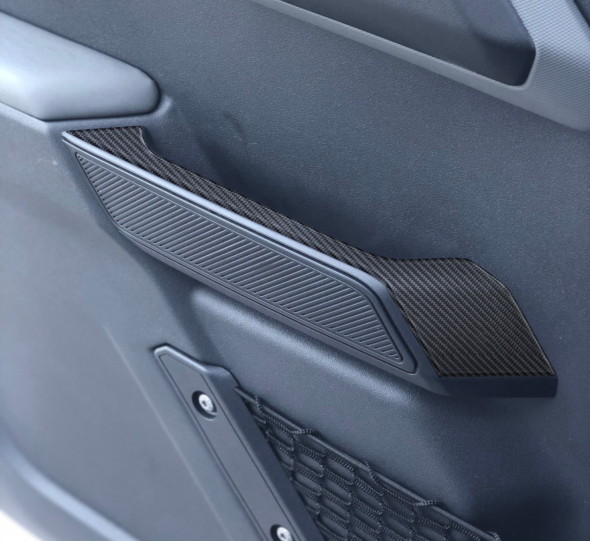 Upper Door Pull Handle Accent Overlays Fits 2021-2026 Ford Bronco by Tufskinz.com