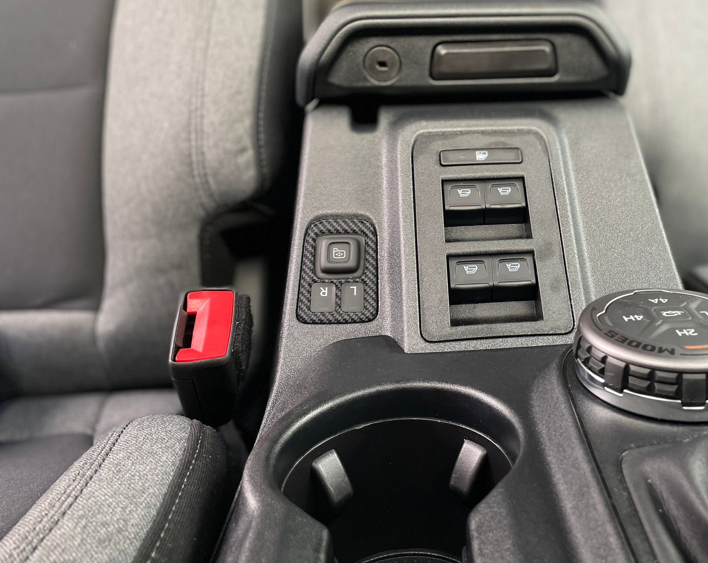 Mirror Control Switch Accent Overlay Fits 2021-2026 Ford Bronco by Tufskinz.com