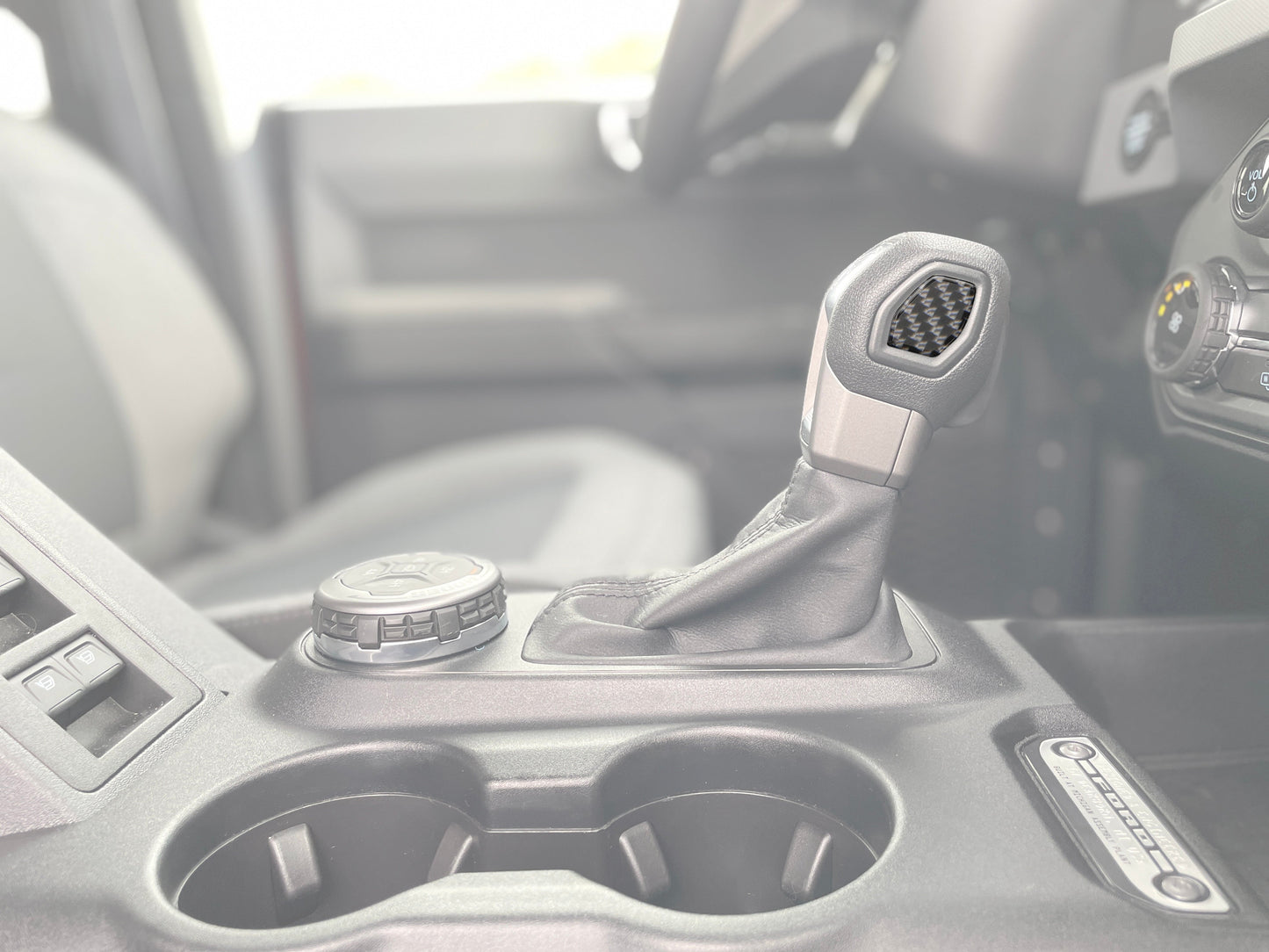 Shift Knob Insert (Automatic) Fits 2021-2026 Ford Bronco by Tufskinz.com