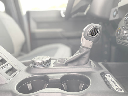 Shift Knob Insert (Automatic) Fits 2021-2026 Ford Bronco by Tufskinz.com