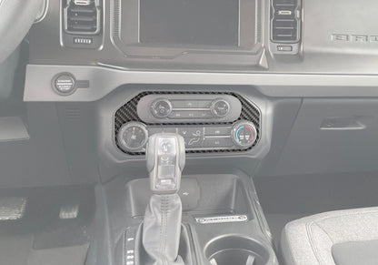 Climate Control Accent Overlay Fits 2021-2026 Ford Bronco by Tufskinz.com