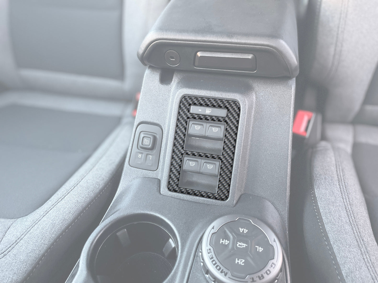 Window Control Switch Accent Overlay Fits 2021-2026 Ford Bronco by Tufskinz.com
