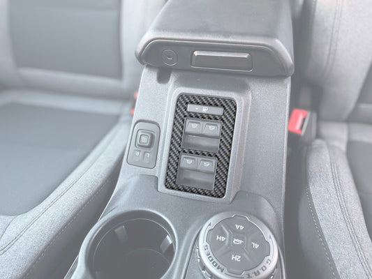 Window Control Switch Accent Overlay Fits 2021-2026 Ford Bronco by Tufskinz.com
