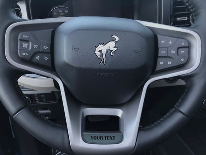 Steering Wheel Accent Overlay Fits 2021-2026 Ford Bronco by Tufskinz.com