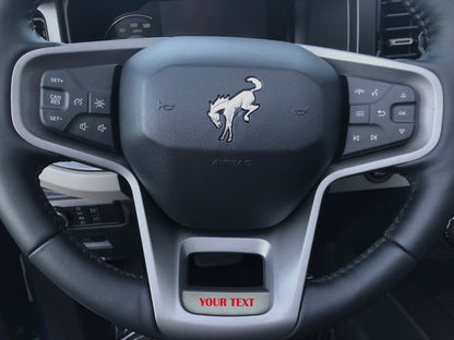Steering Wheel Accent Overlay Fits 2021-2026 Ford Bronco by Tufskinz.com