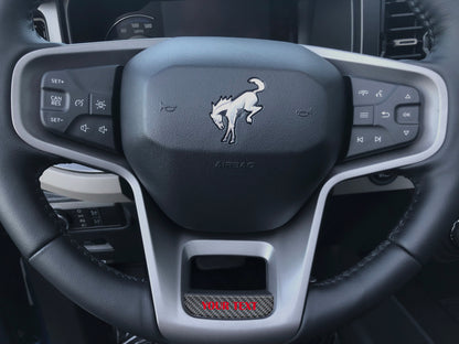 Steering Wheel Accent Overlay Fits 2021-2026 Ford Bronco by Tufskinz.com