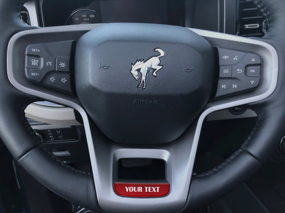 Steering Wheel Accent Overlay Fits 2021-2026 Ford Bronco by Tufskinz.com