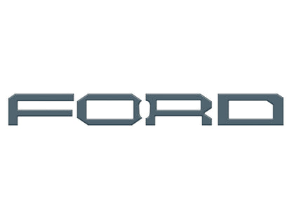 Raptor Front Grille Letter Overlays Fits 2022-2026 Ford Bronco by Tufskinz.com
