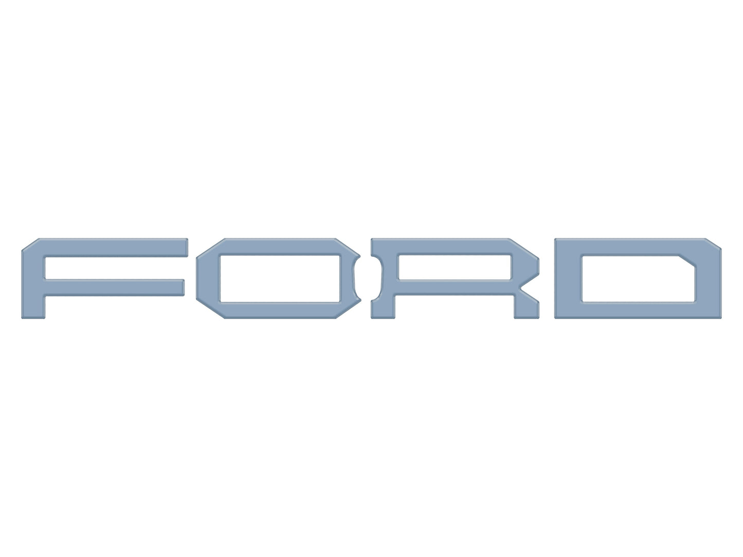 Raptor Front Grille Letter Overlays Fits 2022-2026 Ford Bronco by Tufskinz.com