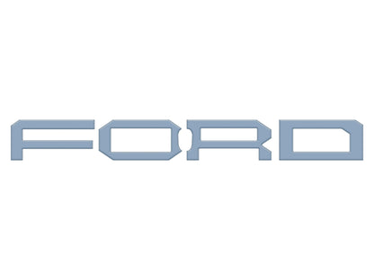 Raptor Front Grille Letter Overlays Fits 2022-2026 Ford Bronco by Tufskinz.com