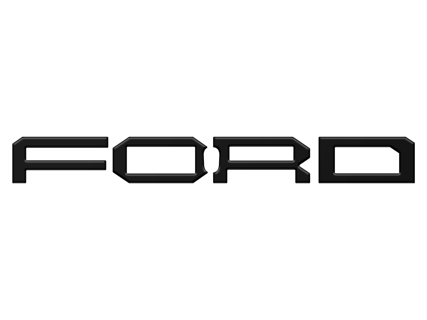 Raptor Front Grille Letter Overlays Fits 2022-2026 Ford Bronco by Tufskinz.com