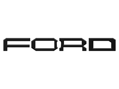 Raptor Front Grille Letter Overlays Fits 2022-2026 Ford Bronco by Tufskinz.com