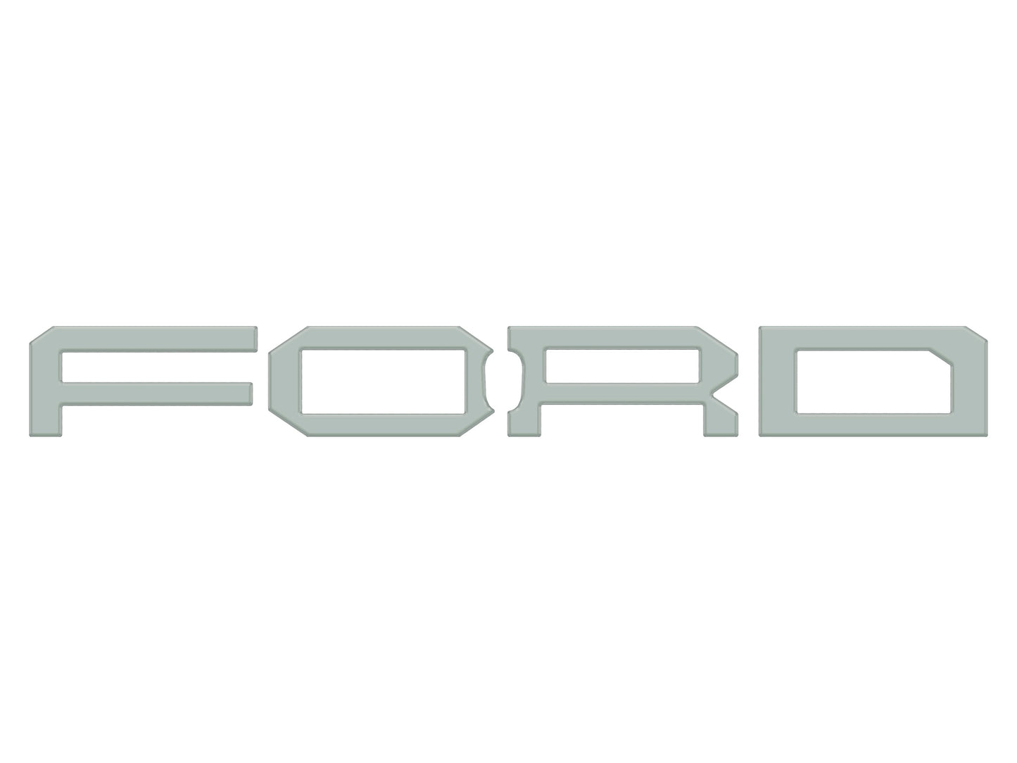 Raptor Front Grille Letter Overlays Fits 2022-2026 Ford Bronco by Tufskinz.com