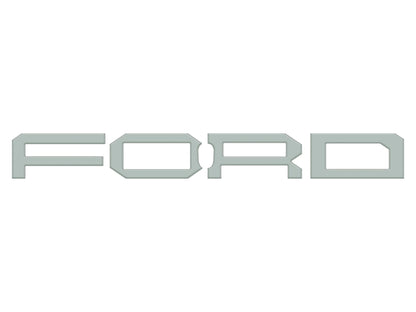 Raptor Front Grille Letter Overlays Fits 2022-2026 Ford Bronco by Tufskinz.com