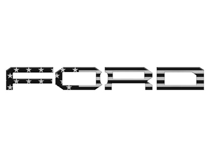 Raptor Front Grille Letter Overlays Fits 2022-2026 Ford Bronco by Tufskinz.com
