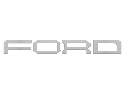 Raptor Front Grille Letter Overlays Fits 2022-2026 Ford Bronco by Tufskinz.com