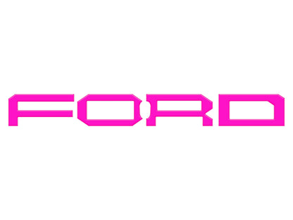 Raptor Front Grille Letter Overlays Fits 2022-2026 Ford Bronco by Tufskinz.com