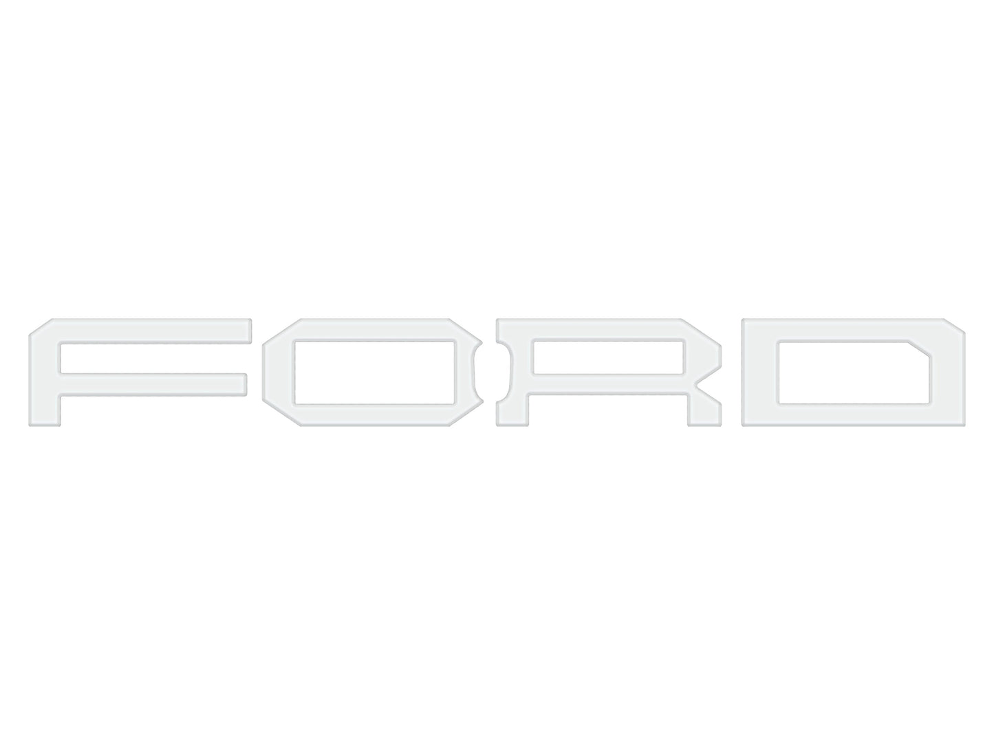 Raptor Front Grille Letter Overlays Fits 2022-2026 Ford Bronco by Tufskinz.com