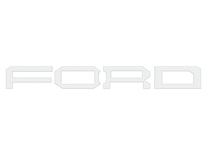 Raptor Front Grille Letter Overlays Fits 2022-2026 Ford Bronco by Tufskinz.com