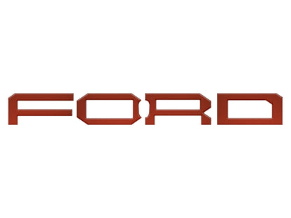 Raptor Front Grille Letter Overlays Fits 2022-2026 Ford Bronco by Tufskinz.com