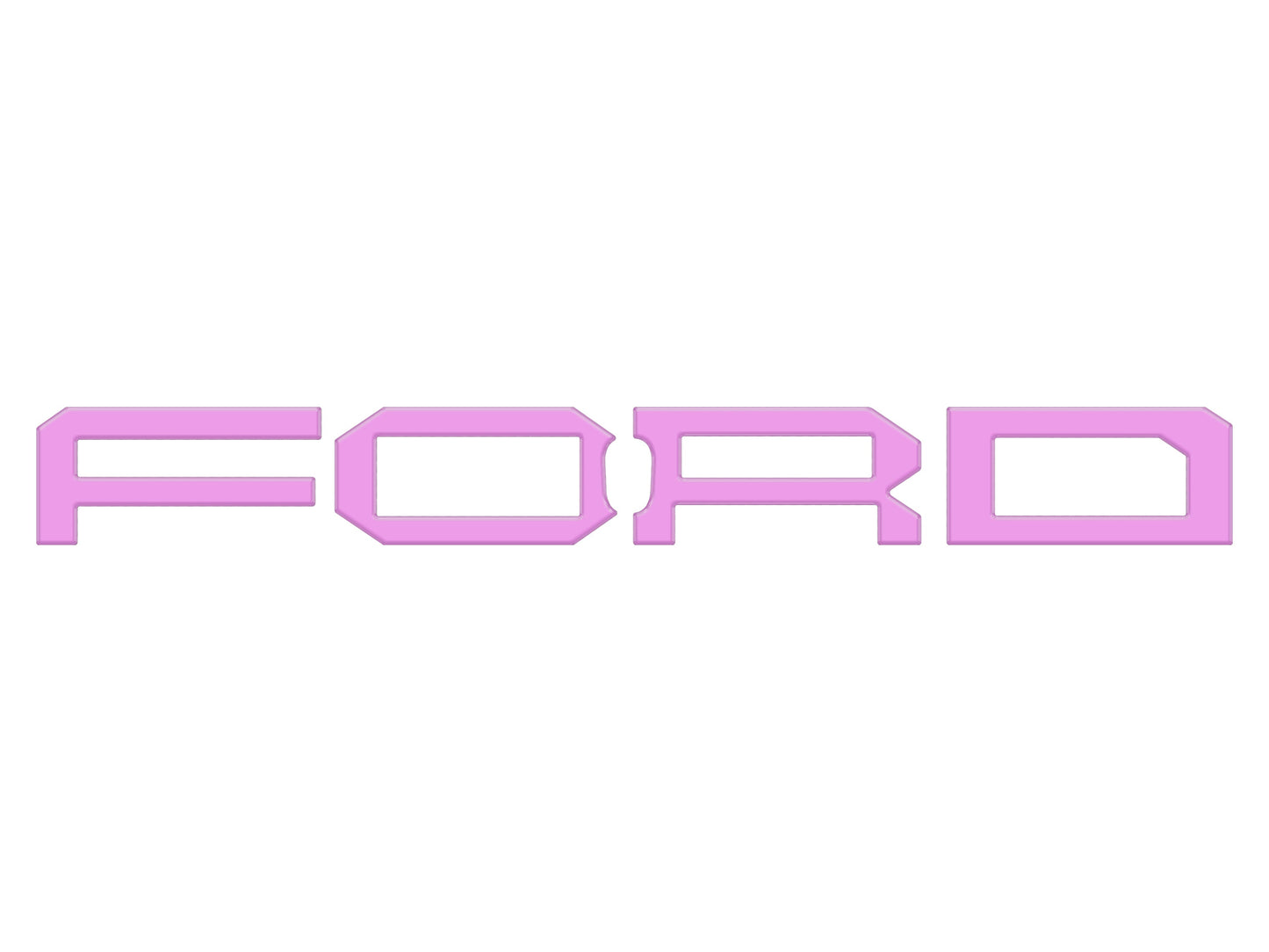Raptor Front Grille Letter Overlays Fits 2022-2026 Ford Bronco by Tufskinz.com