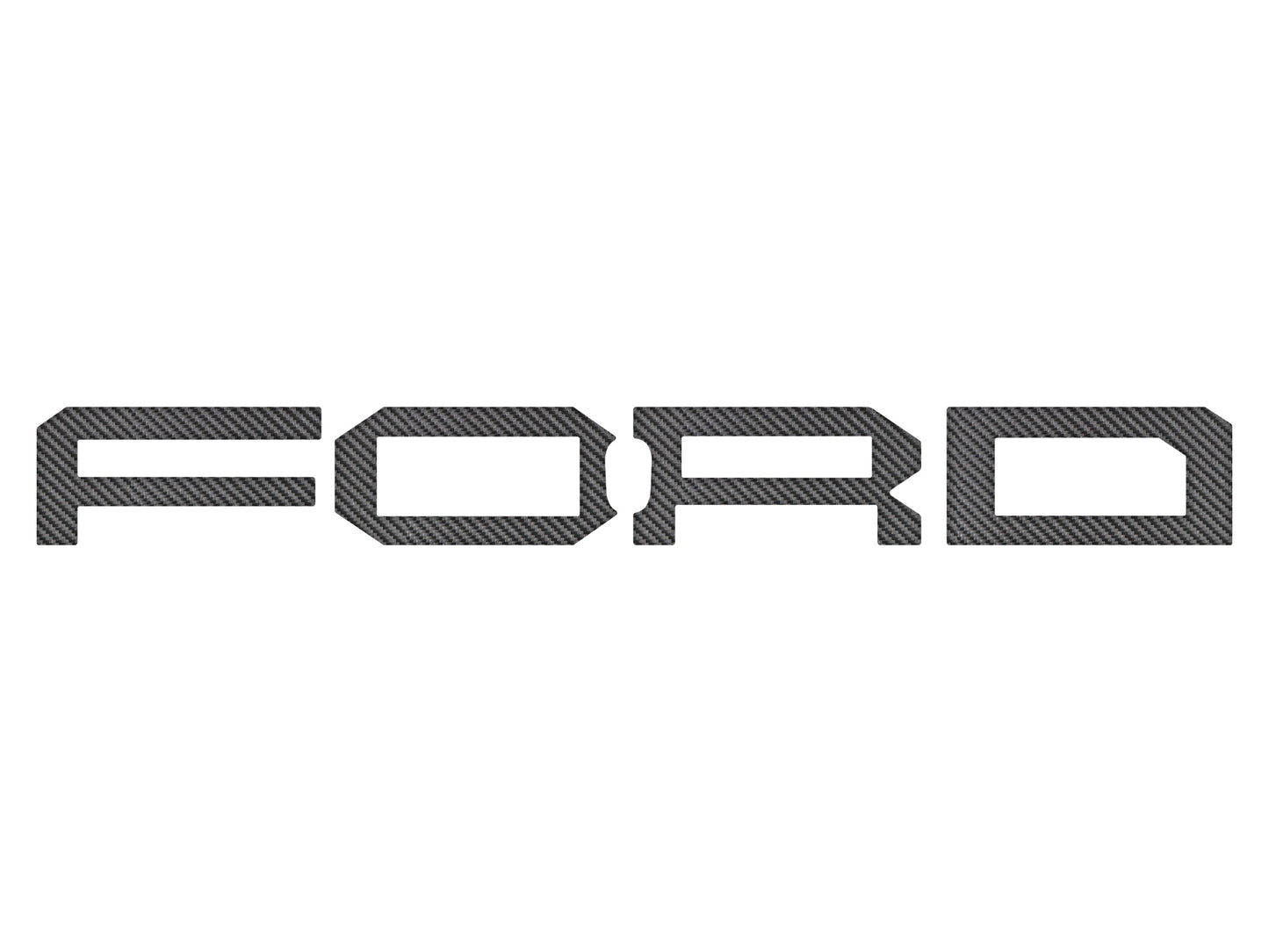 Raptor Front Grille Letter Overlays Fits 2022-2026 Ford Bronco by Tufskinz.com