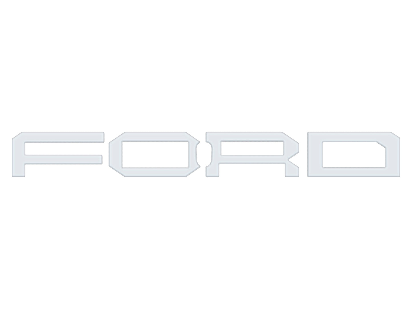 Raptor Front Grille Letter Overlays Fits 2022-2026 Ford Bronco by Tufskinz.com