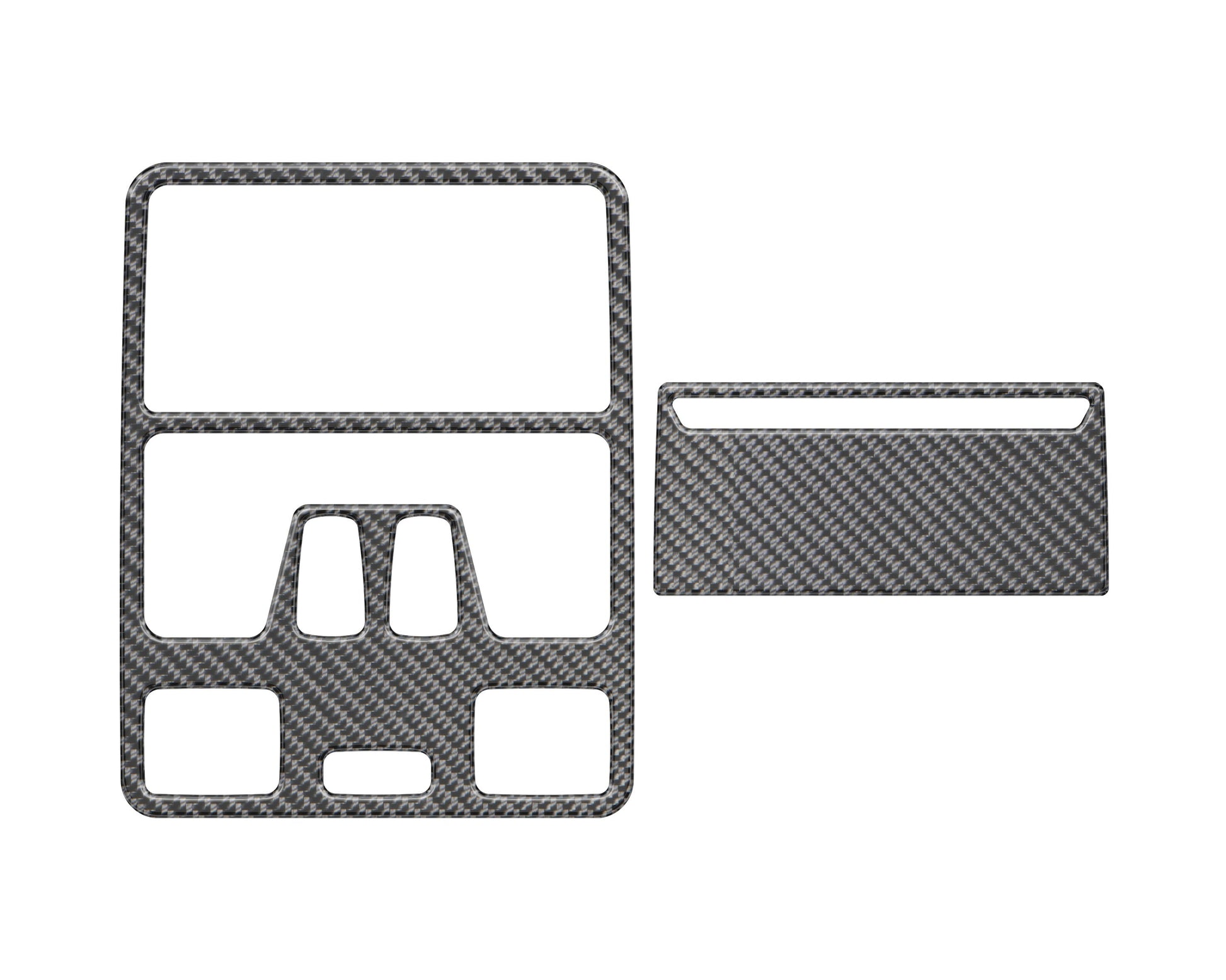 Overhead Console Accent Trim Fits 2021-2024 Ford Bronco Sport by Tufskinz.com