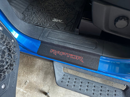 Door Sill Protection Overlays Fits 2021-2026 Ford Bronco by Tufskinz.com