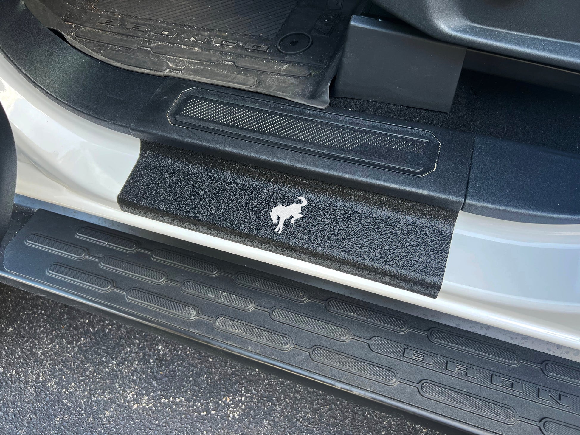 Door Sill Protection Overlays Fits 2021-2026 Ford Bronco by Tufskinz.com