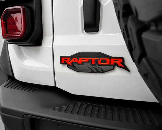 Raptor Emblem Inserts Fits 2022-2026 Ford Bronco Raptor by Tufskinz.com
