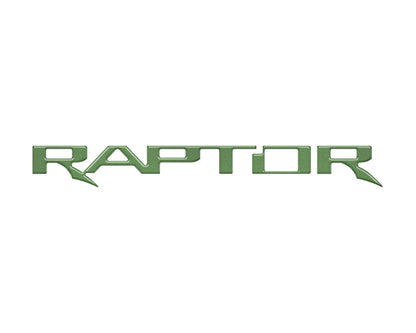Raptor Emblem Inserts Fits 2022-2026 Ford Bronco Raptor by Tufskinz.com