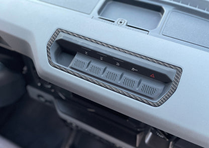 Dash Top Switch Panel Accent Trim Fits 2021-2026 Ford Bronco by Tufskinz.com