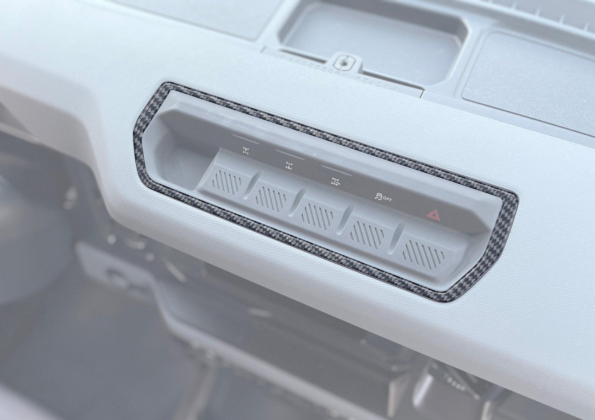 Dash Top Switch Panel Accent Trim Fits 2021-2026 Ford Bronco by Tufskinz.com