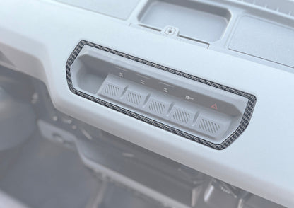 Dash Top Switch Panel Accent Trim Fits 2021-2026 Ford Bronco by Tufskinz.com