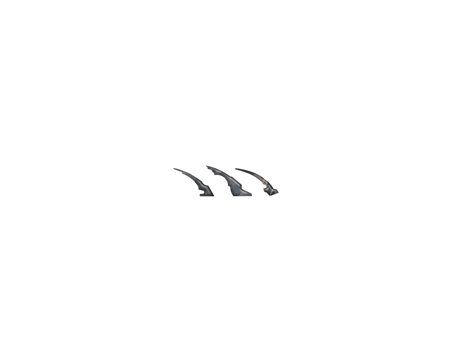 Raptor Emblem Claw Mark Inserts Fits 2022-2026 Ford Bronco Raptor by Tufskinz.com