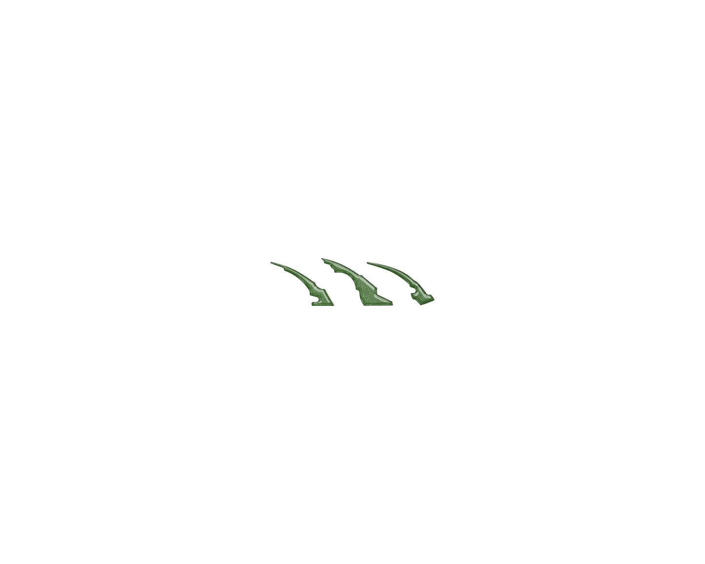 Raptor Emblem Claw Mark Inserts Fits 2022-2026 Ford Bronco Raptor by Tufskinz.com