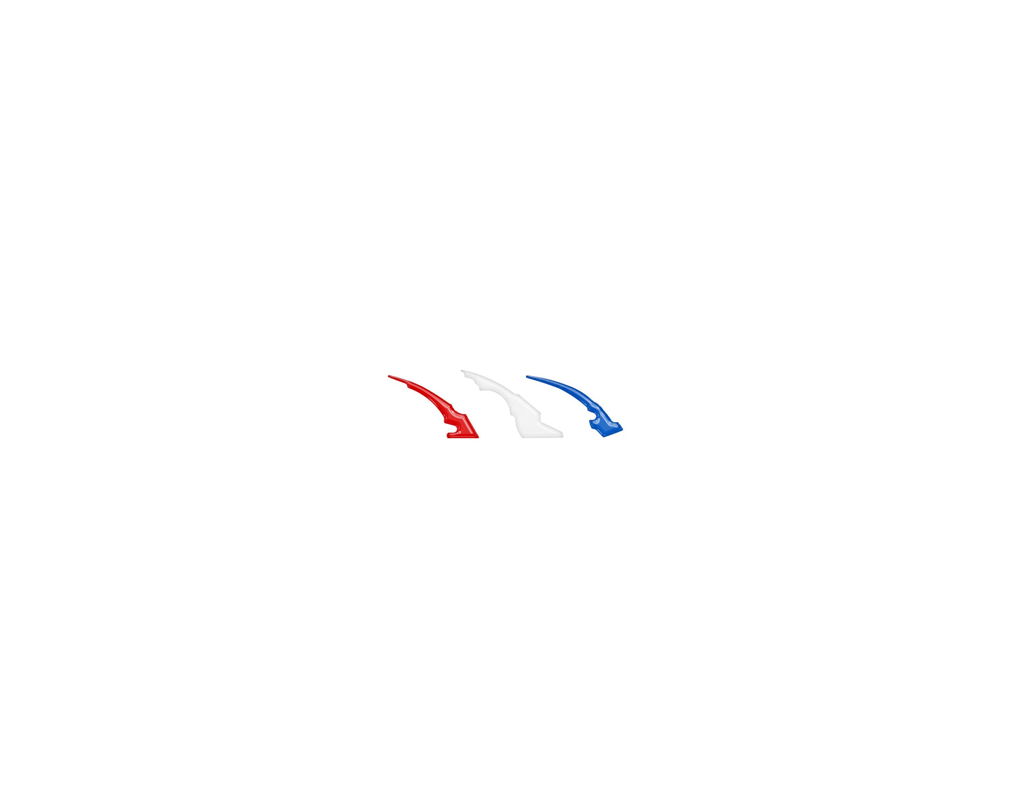 Raptor Emblem Claw Mark Inserts Fits 2022-2026 Ford Bronco Raptor by Tufskinz.com